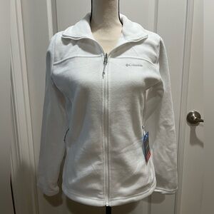 COLUMBIA LADIES WHITE FLEECE